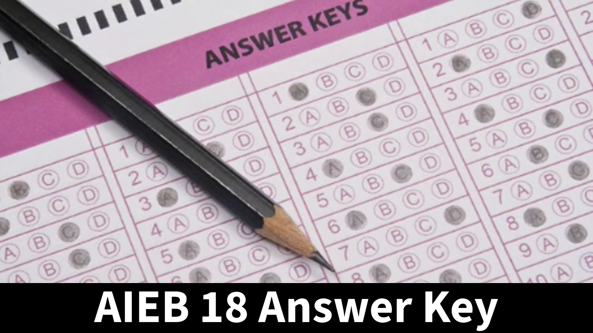 AIEB 18 Answer Key