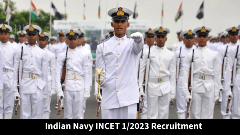 Indian Navy INCET Recruitment